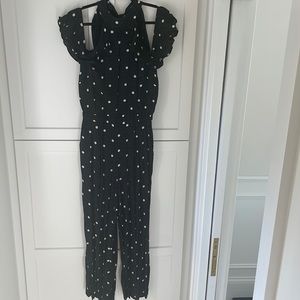 1. State “Cold Shoulder Jumpsuit” via Revolve - S